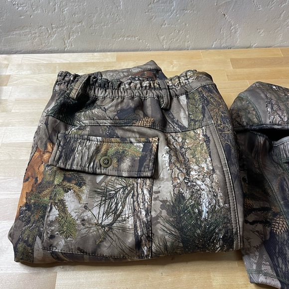 Combo Camo Hunting Clothes for Men, Jacket and Pants with Face Mask and gloves - Picture 7 of 15